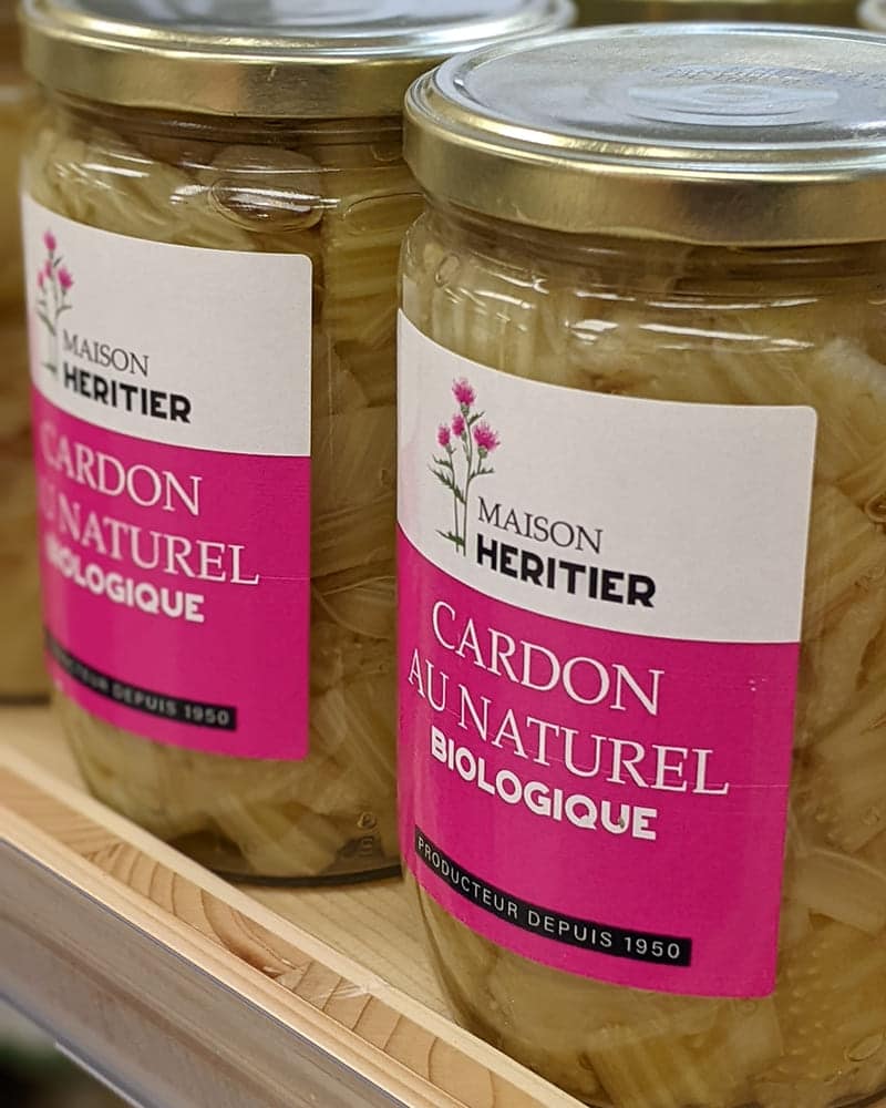 cardons légumes bocaux cardon naturel terres lyonnaises