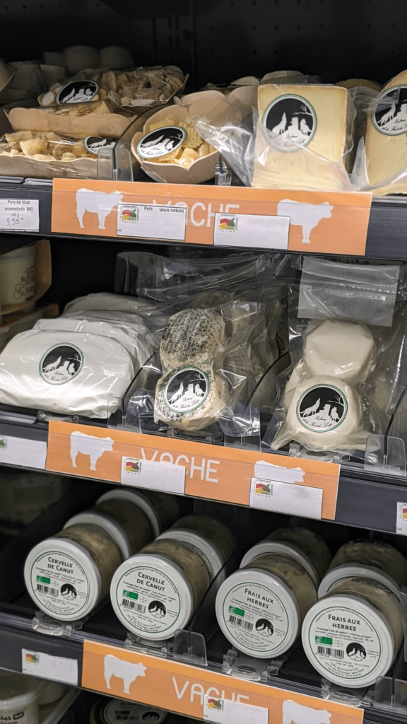 fromage producteur rayon fromage terres lyonnaises