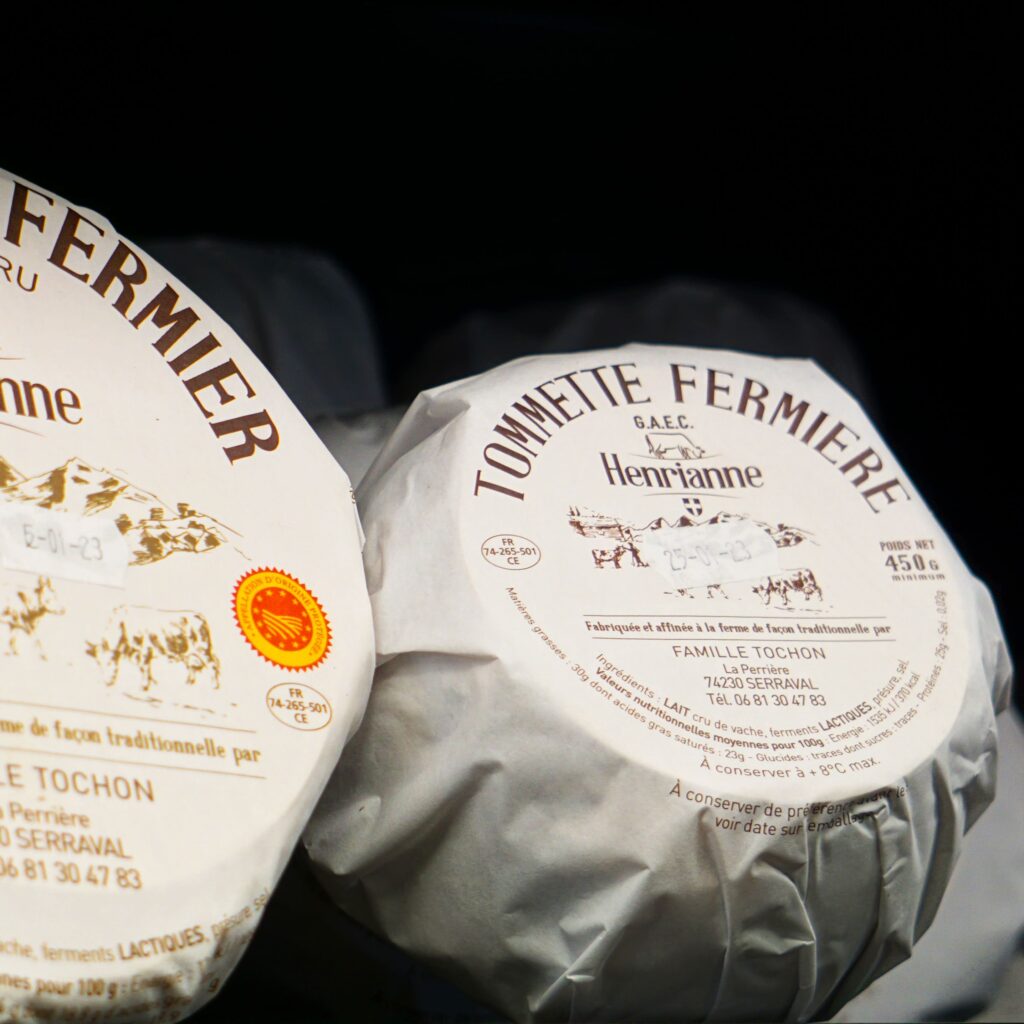 TERRES LYONNAISES TOMMETTE FROMAGE FROMAGE CHÈVRE PRODUCTEUR